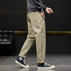 Men's Casual Pants Retro Easy Matching Workwear Men's