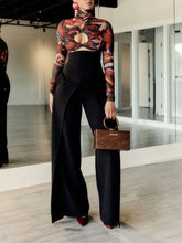 Elegant High-waisted Wide-leg Pants