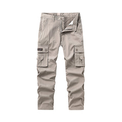 Outer Wear Fashion Straight Multi-pocket Cargo Pants