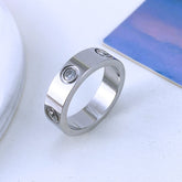 Titanium Steel No Fading Couple Couple Rings