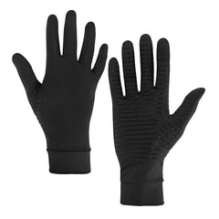 Copper Fiber Pressure Copper Ion Full Finger Touch Screen Gloves