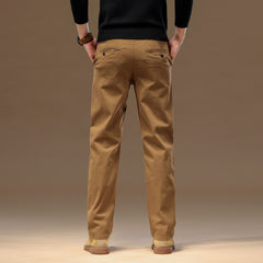 Men Fashion Brands Fashionable All-match Loose Straight Casual Trousers