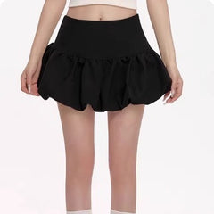 High Waist Slimming Puffy Skirt Sweet And Cool