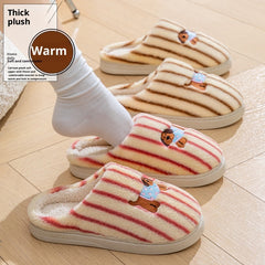 Women's Wear-resistant Soft Bottom Warm Keeping Cotton Slippers