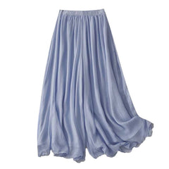 Tight Waist Cotton Linen Wide Leg Pants Loose And Elegant