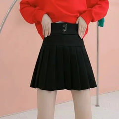 Spring And Summer Letter Pleated Skirt For Women
