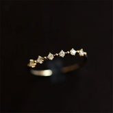 Silver Plating 14K Gold Fashion Simple Ring