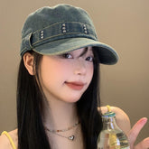 Korean Retro Do The Old Cowboy Peaked Cap