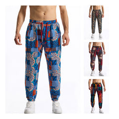 Men's Fashion Casual Printed Plus Size Casual Pants