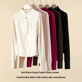 Sports Coat Workout Clothes Women's Long-sleeved Top Running