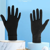 Copper Fiber Pressure Copper Ion Full Finger Touch Screen Gloves
