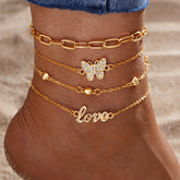 Personalized Minority Exotic Beach Anklet Set