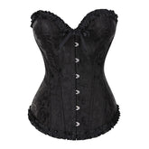 European And American Gathered Waist Court Corset Vest