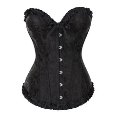 European And American Gathered Waist Court Corset Vest