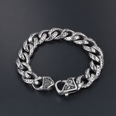 European And American Men's Retro Minimalist Titanium Steel Bracelet