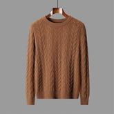 New Men's Round Neck Loose Sweater