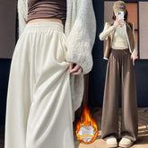 Narrow Wide-leg Pants Women's Small Loose Draping Effect