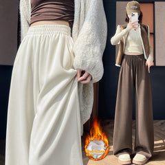 Narrow Wide-leg Pants Women's Small Loose Draping Effect
