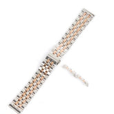 All-steel Solid Five-bead Steel Strap Men And Women Butterfly Clasp