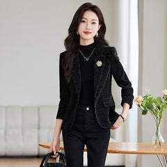 Long Sleeve Professional Suit Formal Women's Coat Overalls