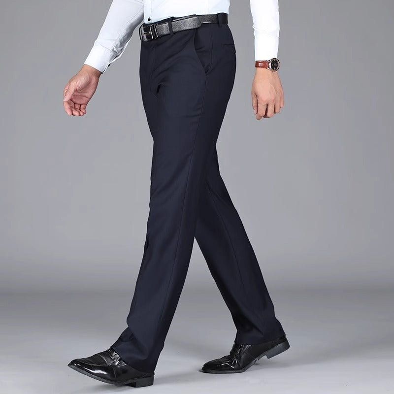 Men's Business Casual Pants Loose Spring And Autumn Straight Suit Pants