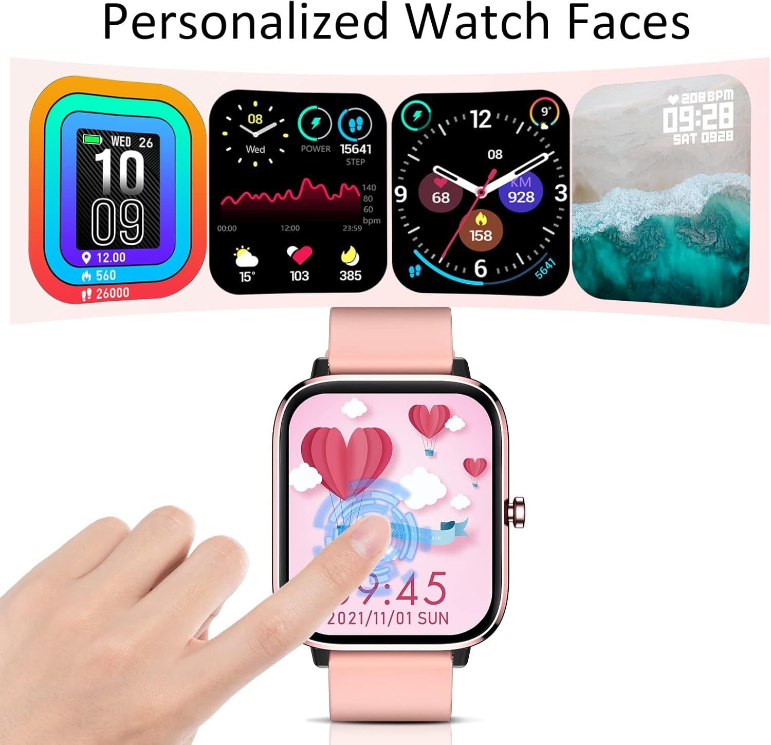 New Smartwatches Now On Sale, Featuring Message Alerts, Call Answering, Health Monitoring, Activity Tracking, Notification Reminders, And Fitness Functions.