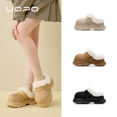 Autumn And Winter Interior Home Non-slip Can Be Worn Outside Fashion Fur Hyoma Women