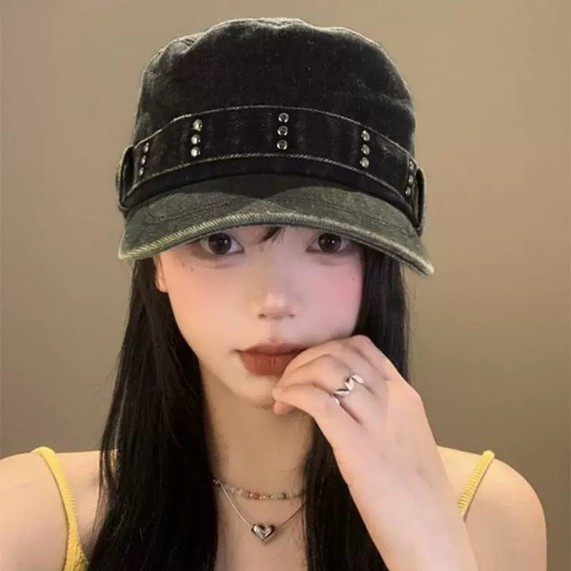 Korean Retro Do The Old Cowboy Peaked Cap