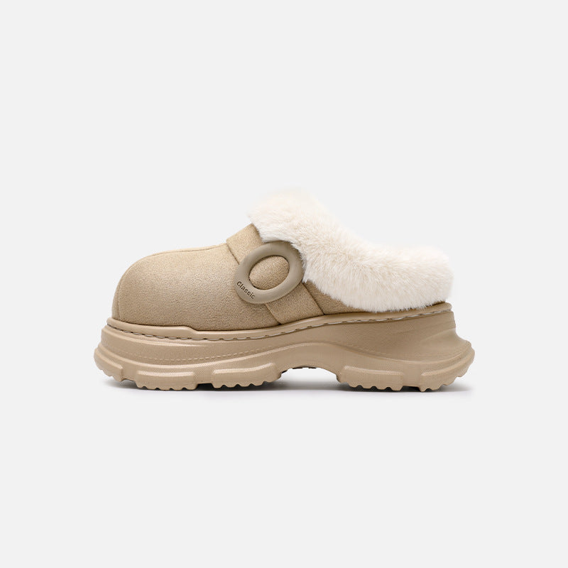 Autumn And Winter Interior Home Non-slip Can Be Worn Outside Fashion Fur Hyoma Women