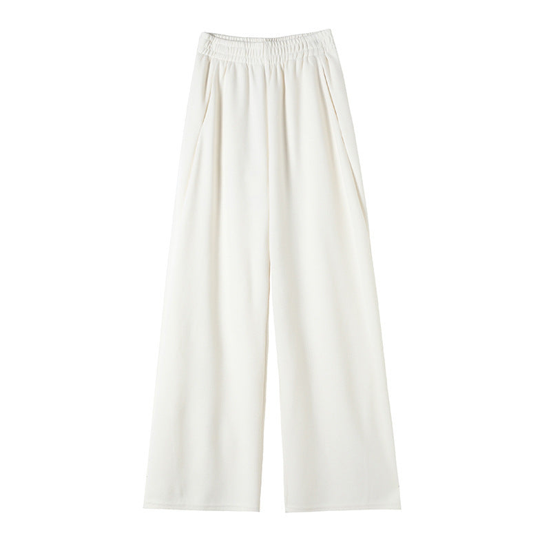 Narrow Wide-leg Pants Women's Small Loose Draping Effect