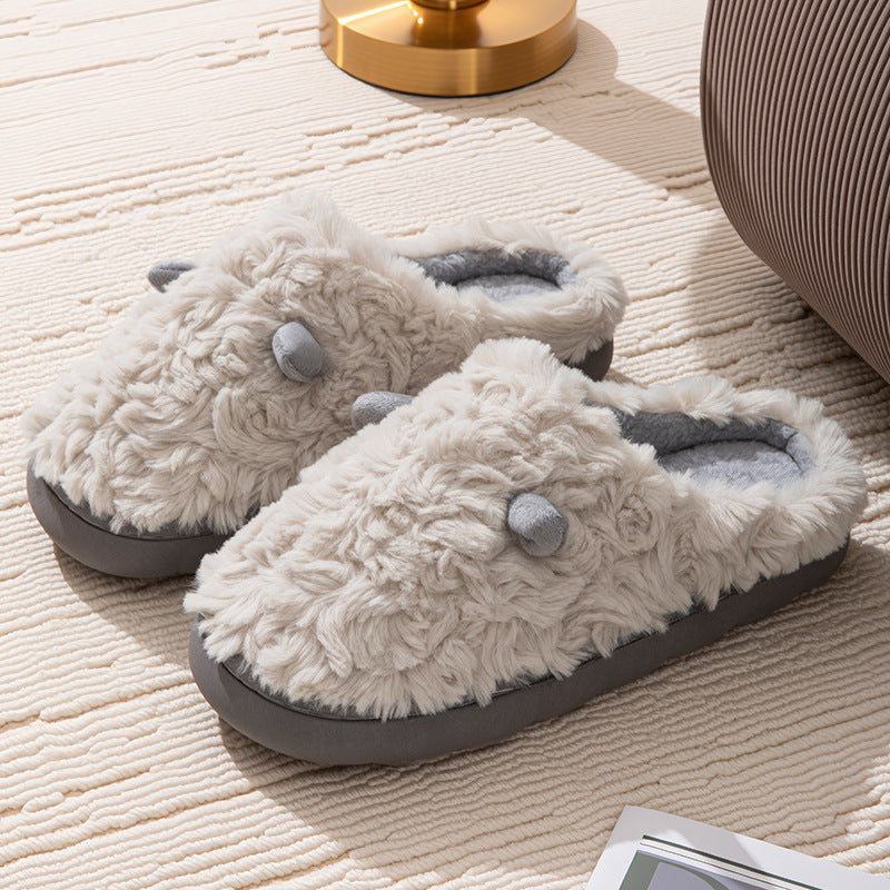 Non-slip Thickening Thermal Home Cotton Slippers