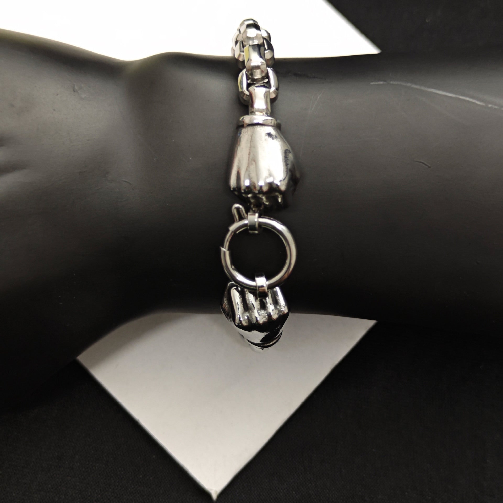 Titanium Steel Vintage Fist Bracelet Men Ornament