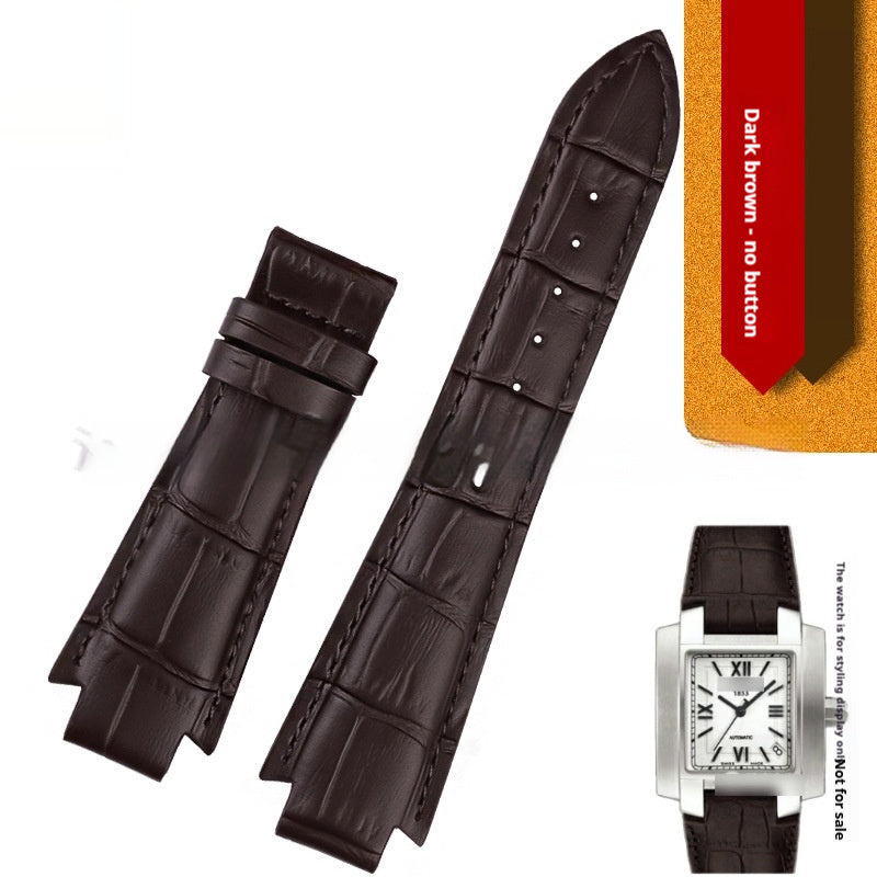 Calfskin Wrist Strap Accessories Concave-convex Mouth