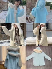 Loose And Warm Knitted Cardigan Thick Coat