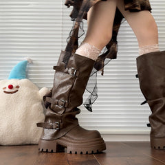 Women's Thick Bottom Increased By Knight Boots