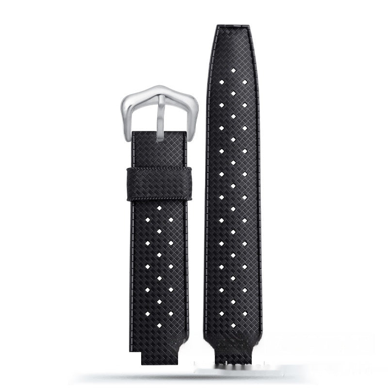 Waterproof Rubber Watch Strap Men's Silicone