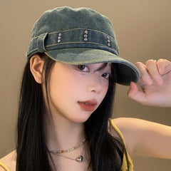 Korean Retro Do The Old Cowboy Peaked Cap