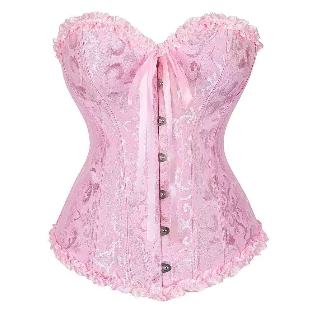European And American Gathered Waist Court Corset Vest