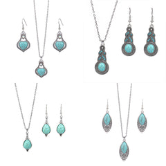 Women's Fashion Earrings And Necklace Set