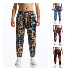 Men's Fashion Casual Printed Plus Size Casual Pants