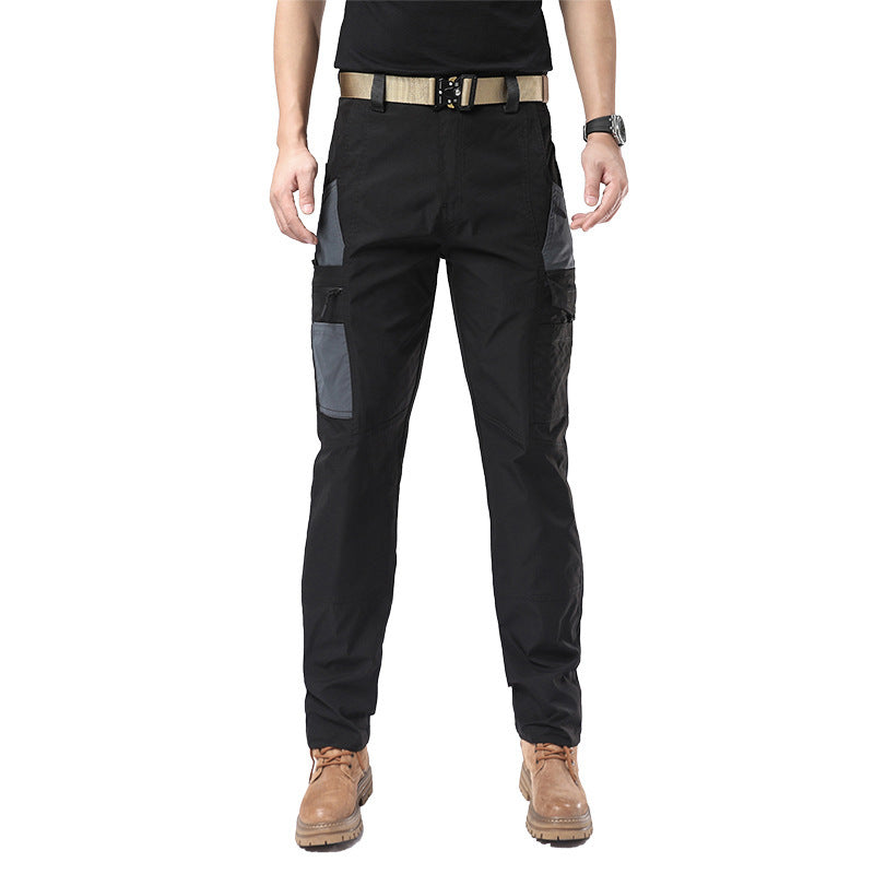 Men's Outdoor Loose Casual Pants Overalls Windproof Waterproof