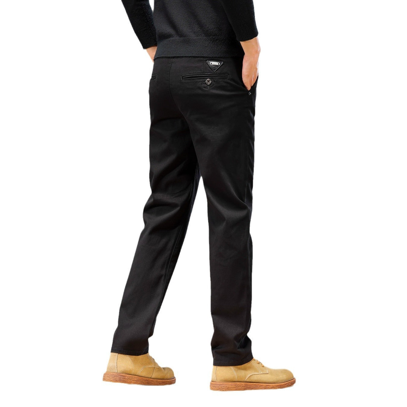 Men Fashion Brands Fashionable All-match Loose Straight Casual Trousers