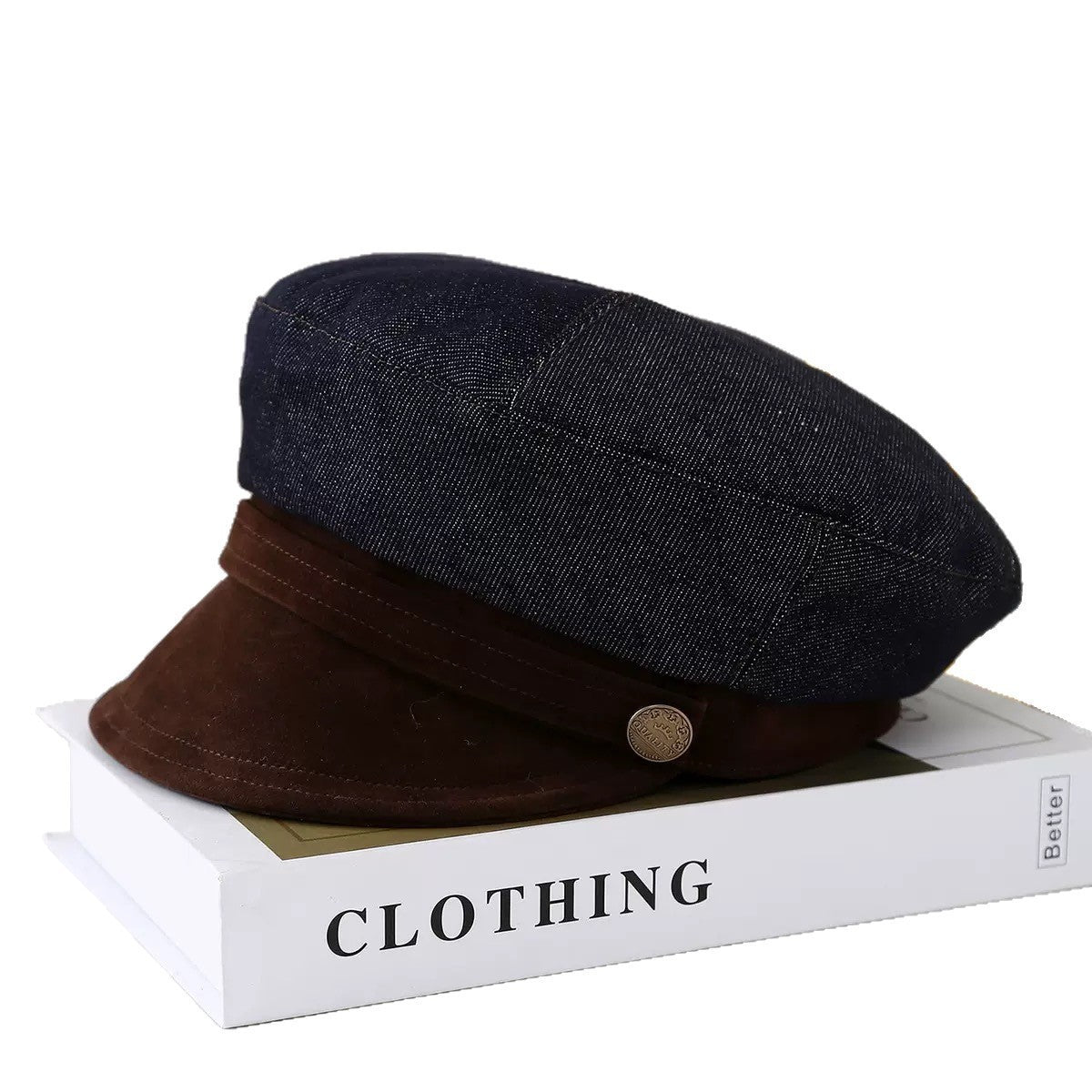 High Sense Maillard Korean Style British Style Military Cap