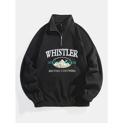 Men's Casual Fashion Plus Size Embroidered Sweater