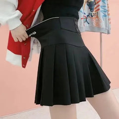 Spring And Summer Letter Pleated Skirt For Women
