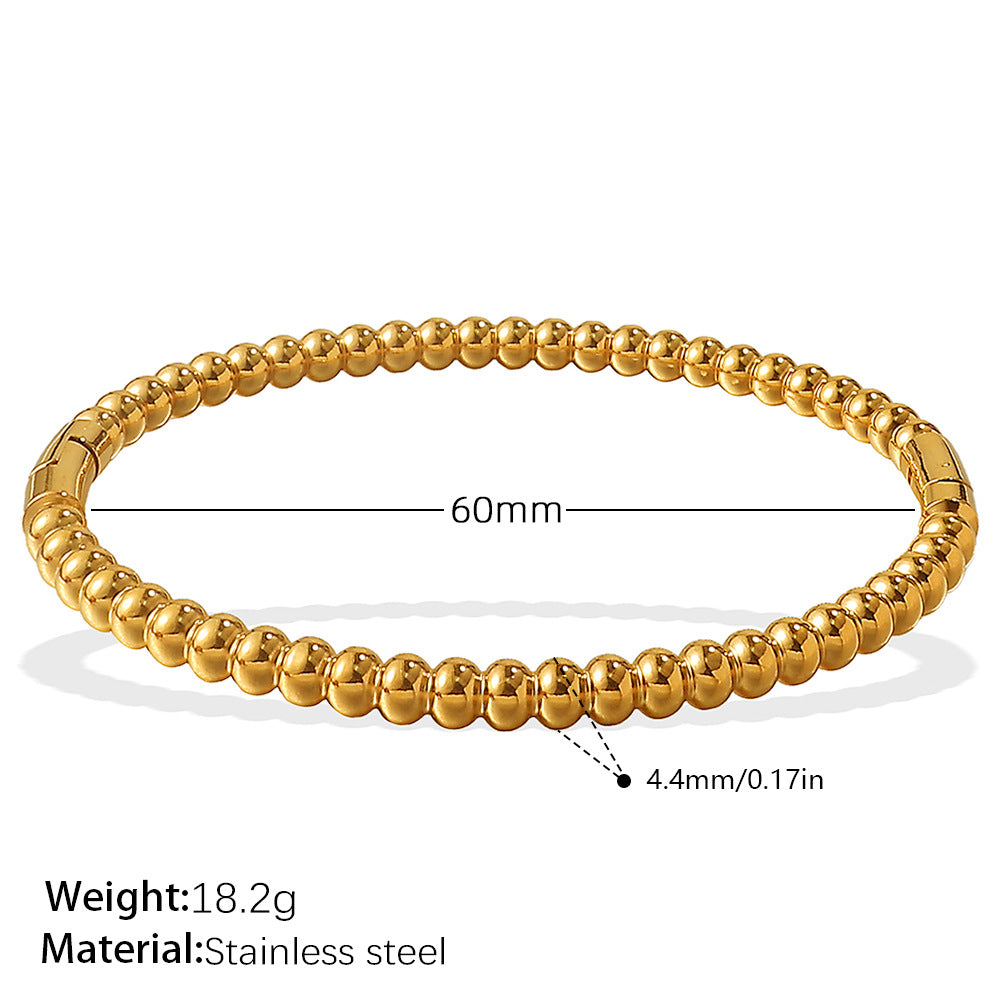 Buckle Bracelet Alloy Open-end Bracelet