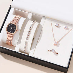 Women's Alloy Square Roman Quartz Watch