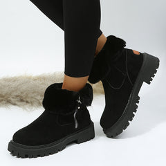Snow Boots Velvet Warm Cotton Shoes Plus Size
