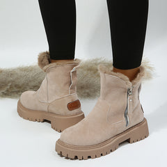 Snow Boots Velvet Warm Cotton Shoes Plus Size