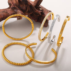 Buckle Bracelet Alloy Open-end Bracelet